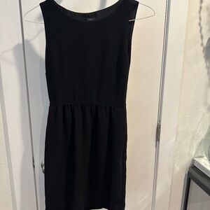 Jcrew black tank dress size 0